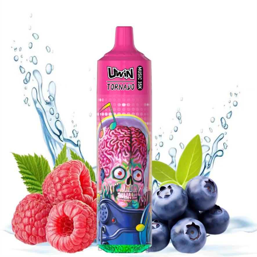 Uwin Vape Winkel bosbes framboos | UWIN CRYSTAL 35k wegwerpdamp 4FR416